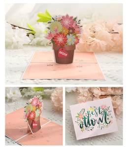 Tarjetas Pop-up 3D de Diseño Nuevo para el Día de la Madre con Sobres, Impresión UV y Estampado Dorado, DIY para Mamá con Entrega Rápida - Product Image 2