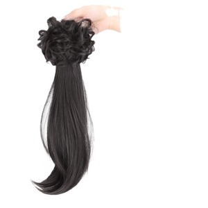 New Chinese Style Ponytail Long Hair With Clip Simulated <b>Braid</b> Ancient Look Hanfu Cheongsam Wig <b>Accessory</b> - Product Image 1