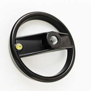 Double-Spoke Handwheel Aluminum Alloy Reinforced Nylon KH-00124 For Mask Machines - Product Image 1