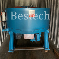 Mélangeur à rouleaux pour sable et argile de fonderie, facile à utiliser, capacité 400 kg, 380 V, pour la fonderie
