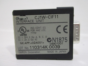 Module d'interface PLC CJ1W-CIF11, module d'interface CJ1WCIF11, terminal - Product Image 2