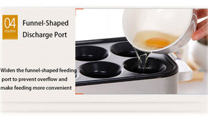 Ovos automáticos Salsicha Roll Maker Mini Electric Egg Hotdog Omelete Máquina 10 Buracos Donut Maker - Product Image 6