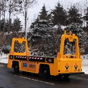 Chariot de transfert AGV robotisé autonome extérieur OEM, <span class=keywords><strong>camion</strong></span> plat de livraison à navigation magnétique - Product Image 4