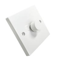 Interrupteur mural variateur LED 1 voie en bakélite blanc 200V-250V avec garantie de 12 ans pour le contrôle de l'éclairage