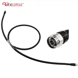 Kabel Antena Jumper Super Fleksibel 1/2 Heliax Coax Feeder Low VSWR N-Type Male Lurus ke N-Type Male M/M STR 1/2" - Product Image 1