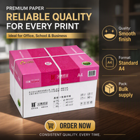 Proveedor Chino de Papel para Copiar A4, 70 g/m², Blanco, Paquete Rojo, Papel para Copiar Grado A4 para Uso en Comercios Minoristas
