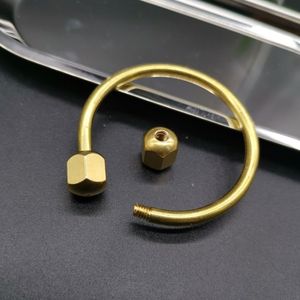 Простой стиль, сверхмощный латунный брелок с винтовым замком, Универсальный брелок для ключей для мужчин и женщин, органайзер для ключей автомобиля - Product Image 2