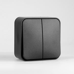 <span class=keywords><strong>Interruttore</strong></span> esterno Standard <span class=keywords><strong>di</strong></span> <span class=keywords><strong>tipo</strong></span> Hermano <span class=keywords><strong>di</strong></span> superficie due Gang One Way certificato CE/TUV/CB - Product Image 2