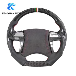 Volante Deportivo <span class=keywords><strong>de</strong></span> Fibra <span class=keywords><strong>de</strong></span> Carbono con Luces LED para <span class=keywords><strong>Toyota</strong></span> Grand Highlander, Camry, Fortuner, Hilux SR5 N70 <span class=keywords><strong>2008</strong></span> 2009 2010 2011 2012 2013 - Product Image 1