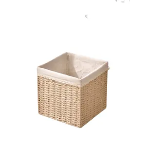 Factory direct rice white paper rattan hand-woven basket