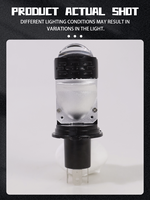 Ampoule de phare à Led pour voiture h4 Plug And Play h7 Led Bi Led Laser Projector Motorcycle Dual Led Projector Headlight White 6000K