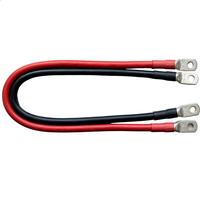 Par de Cables de Batería Rojos y Negros Personalizables, Juego de Cables de Conexión para Inversor BESS, Almacenamiento de Energía Solar, Interconexión