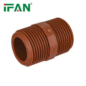 IFAN Hot Sale Plastic PPH Fittings Customized Nipple PPH Fittings Mould PN25 PPH Pipe Fitting