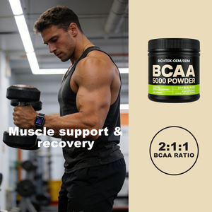 ODM & OEM <span class=keywords><strong>BCAA</strong></span> <span class=keywords><strong>Plus</strong></span> récupération <span class=keywords><strong>BCAA</strong></span> poudre de supplément d'acides aminés prend en charge l'entretien des muscles maigres pré-entraînement - Product Image 3