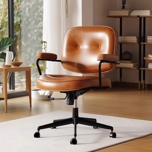 Chaise de bureau ergonomique vert militaire pivotante et réglable en hauteur pour bureau à domicile, bureau, chambre - Product Image 2