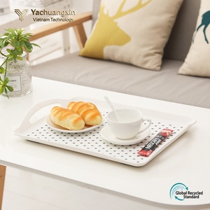 Ensemble de 2 plateaux de cuisson perforés en aluminium, noir et blanc, pour pique-nique, barbecue, cuisine en plein air - Product Image 5