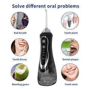 Irrigador Dental Portátil Recargable por USB para el Cuidado Bucal, Limpiador de Dientes para Adultos, Irrigador Oral Pulsante, Hilo Dental Eléctrico - Product Image 2