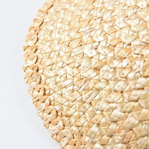 Nuovo Design Cappello con Visiera in Paglia Naturale per Donne Signore Spiaggia Resort Vacanze Viaggi Protezione <span class=keywords><strong>UV</strong></span> Solare - Product Image 5