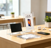 Porte-menu de table, support d'angle pliable, support de table pour service café, support de carte de table, remplace la feuille en quelques secondes
