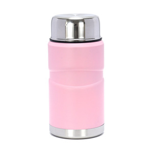 <b>Insulated</b> Food Jar <b>Lunch</b> <b>Box</b> Stainless Steel Lid Cylinder Shape Home Car Office Outdoor Use - Product Image 2