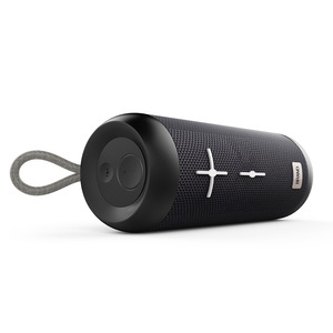 Wireless Bluetooth Speaker Cylindrical Portable Fabric Waterproof With Wireless Charger For Mobile Phone - Product Image 3
