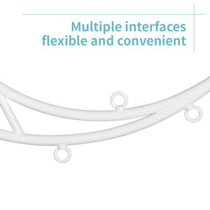 Prior Fitness 83cm Lyra Hoop Aéreo Yoga Aro Acrobacias Circo Rendimiento Luna Aro - Product Image 4