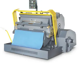 ML1100 manuelle Stanz-und Rill maschine/Hand Fed Platen-Maschine für Pappe ti ketten papier und Pizzas ch achtel