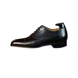 Zapatos Oxford de Punta Cuadrada Premium para Hombre, Clásicos, Formales, para Negocios, Bodas, Personalizables, Pedido al por Mayor, Parte Superior de Cuero Valentina - Product Image 2