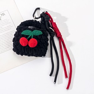 Pochette pour casque AM Cool Cherry; Pochette personnalisée <span class=keywords><strong>en</strong></span> <span class=keywords><strong>macramé</strong></span> Emballage Décoration Pendentif <span class=keywords><strong>DIY</strong></span> <span class=keywords><strong>Porte</strong></span>-clés - Product Image 4