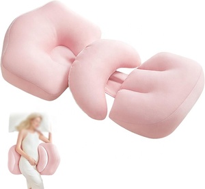 <span class=keywords><strong>Almohada</strong></span> de <span class=keywords><strong>Embarazo</strong></span> Ajustable de Espuma Viscoelástica con Funda Extraíble Antibacteriana, Tamaño Mini Portátil para Apoyo de Cuello Durante el <span class=keywords><strong>Embarazo</strong></span> - Product Image 1