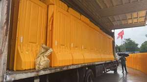 Yol yapımı için 1800mm genişletilebilir çit yol plastik HDPE güvenlik su dolu trafik bariyerleri kullanarak - Product Image 5