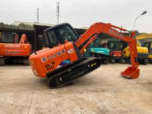 Mini-excavatrice Hitachi Zx60 d'occasion, 6 tonnes, petite pelle Hitachi zax60 zax70 - Product Image 4