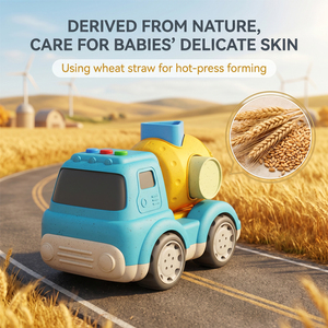 <span class=keywords><strong>Camion</strong></span> inertiel en paille de blé Zhorya, voiture à rétrofriction, blocs de construction, tri de formes, mini <span class=keywords><strong>camion</strong></span> coulissant de <span class=keywords><strong>dessin</strong></span> <span class=keywords><strong>animé</strong></span> avec lumière et musique - Product Image 4