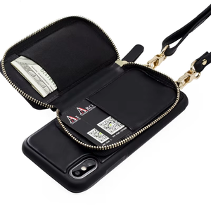 Nouvelle mode, étui de téléphone en cuir véritable, porte-cartes, sangle bandoulière pour / <span class=keywords><strong>X</strong></span>/XS - Design de luxe, fabricant Aarons - Product Image 2