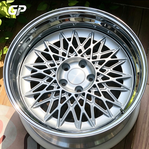 ล้อฟอร์จ 6061-T6 ขอบเงินขัดเงา ดีไซน์เรโทร สำหรับ BMW E30 <span class=keywords><strong>E36</strong></span> M3 Mercedes <span class=keywords><strong>W124</strong></span> ขนาด 18-22 นิ้ว 5x112 5x120 - Product Image 2