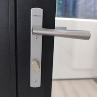 Porte coulissante en verre, porte dissimulée pour maison, cuisine, salle de bain, toilettes, supermarché - Style moderne, étanche