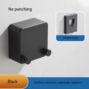 Línea de lavandería retráctil Invisible Cable de acero inoxidable 304 para Hotel, hogar, balcón, baño, <span class=keywords><strong>tendedero</strong></span> sin Taladro - Product Image 5