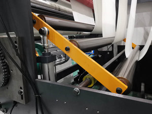 Giấy Cuộn Sheeter Máy Cho Cốc Giấy Fan Die Cắt Creasing Máy Giấy Container Máy Làm Với <span class=keywords><strong>Stacker</strong></span> Ở Trung Quốc - Product Image 5