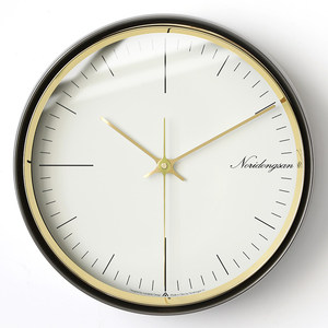 Nordongxun <b>Wall</b> <b>Clock</b> 9 Inch 13 Inch Round Quartz <b>Silent</b> Battery Powered Living Room Home Decor - Product Image 1
