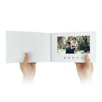 4.3 5 7 pouces livre numérique écran Lcd vidéo Brochure pour voeux cadeau Invitation carte de visite vidéo publicité Brochure
