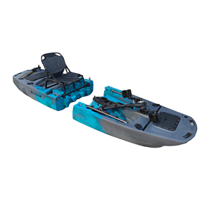 Nuevo <span class=keywords><strong>Kayak</strong></span> de <span class=keywords><strong>Pesca</strong></span> Tandem Portátil y Divisible de 3 Piezas con Diseño Modular y Propulsión a Pedal - Product Image 6