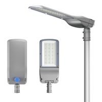 Lampadaire LED AC extérieur étanche IP65 en aluminium à haut lumen pour parking et rue publique, 50W 100W 150W 200W