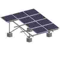 Système de montage au sol solaire et ses accessoires, kit de montage au sol pour panneaux solaires