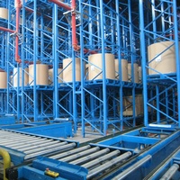 Système de rayonnage automatique ASRS haute densité et haute résistance fabriqué en Chine avec une capacité de 2000 kg pour utilisation en entrepôt
