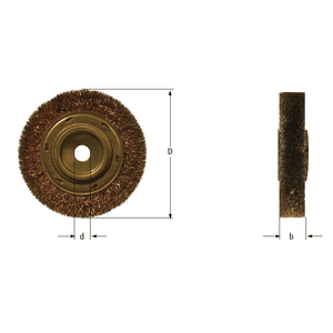 Cepillo Circular Anti-estático Metalmeccanica Minotti de 150 mm de Diámetro para Equipos de Limpieza - Product Image 1