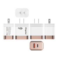 Chargeurs Muraux US QC 3.0 30W PD Type C à Charge Rapide pour Téléphones Mobiles iPhone 17 16 15 14 Pro Max