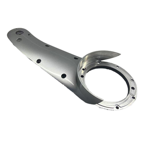 Fabricante de piezas de aluminio CNC personalizadas, suministro directo de componentes de carcasa de brida de brazo curvo, fresado y torneado de precisión de 5 ejes - Product Image 5