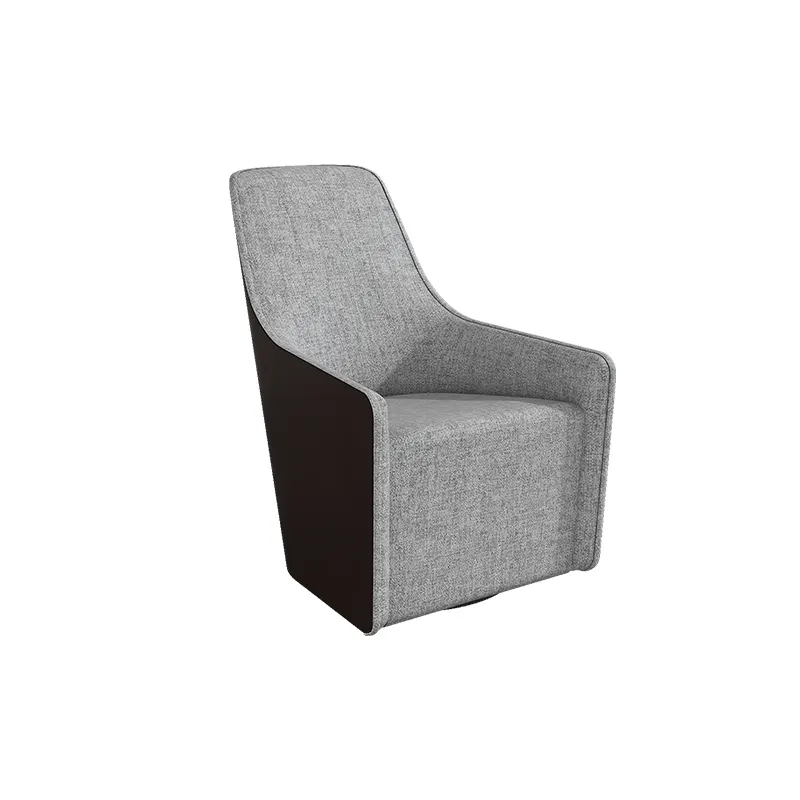 كرسي أريكة حديث بتصميم إسكندنافي من المصنع كرسي بذراعين مع مسند للقدم من القماش الحديث أثاث غرفة المعيشة كرسي أريكة فردي كرسي استراحة