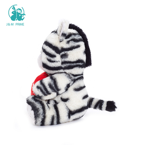 All'ingrosso carino Zebra peluche san valentino animali bambola con cuscino rosso cuore Custom PP cotone - Product Image 3