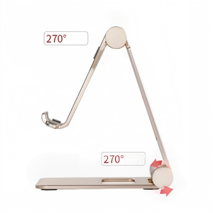 Support de téléphone portable universel flexible en alliage d'aluminium anti-corrosion, compatible avec tous les téléphones et tablettes, pour bureau et lit - Product Image 6